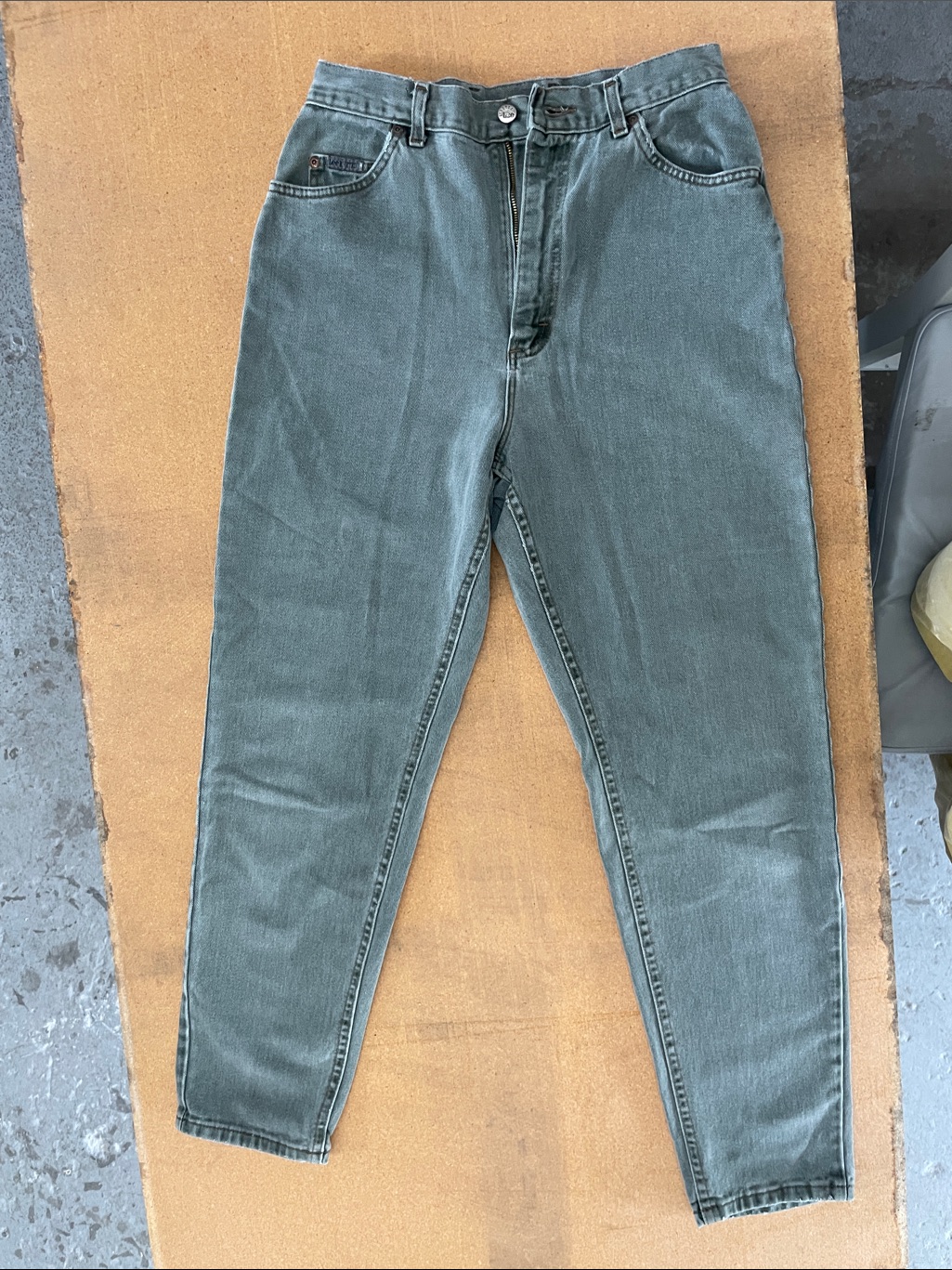 Lee Vintage Green Wash Mom Jean 1980s
